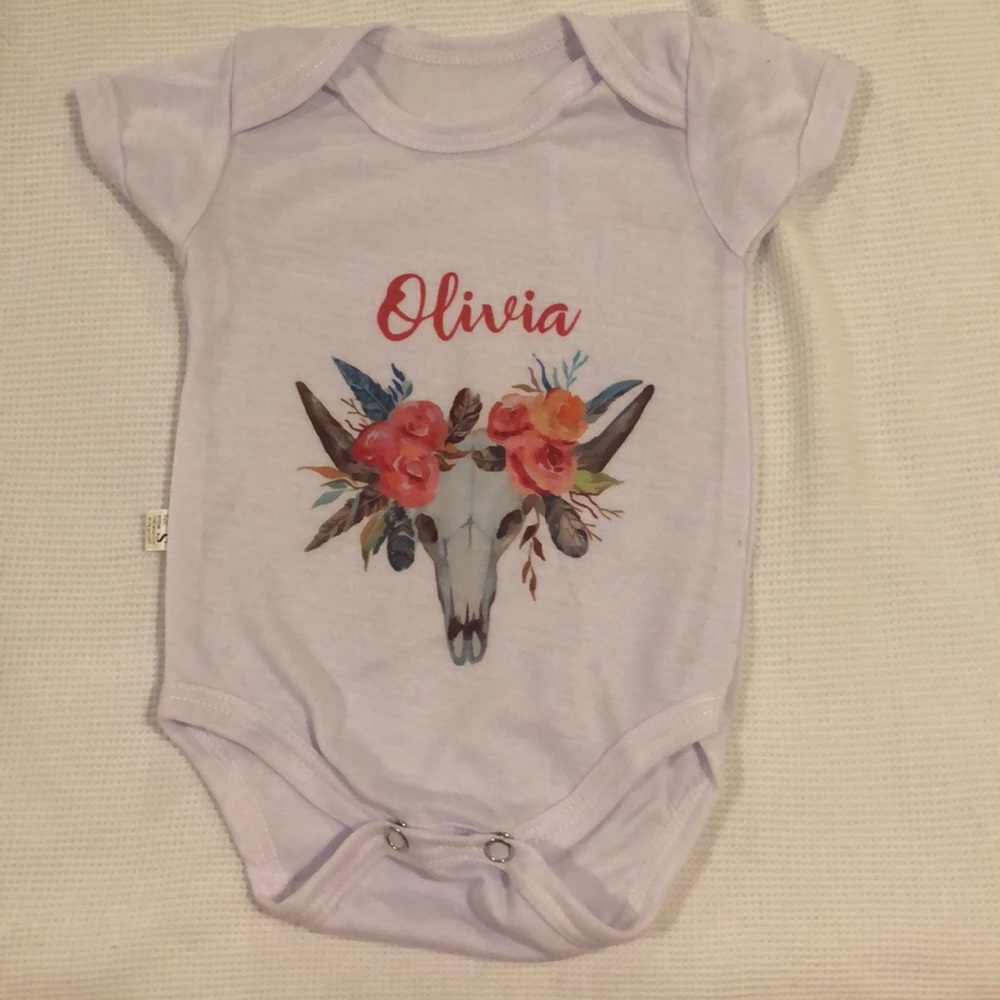 FREE W/ BUNDLE Olivia Printed Onesie